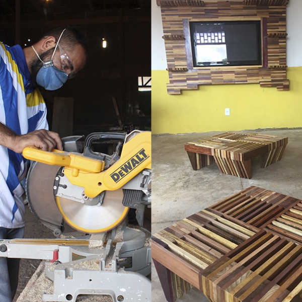 Cooperativa Sonho de Liberdade inaugura fábrica de bolas e show room de móveis